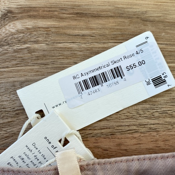 Rylee + Cru Asymmetrical Skort l Rose 4-5 - Picture 5 of 13